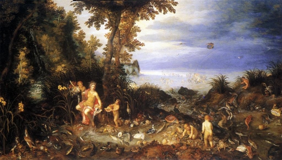 Allegory of Water Painting